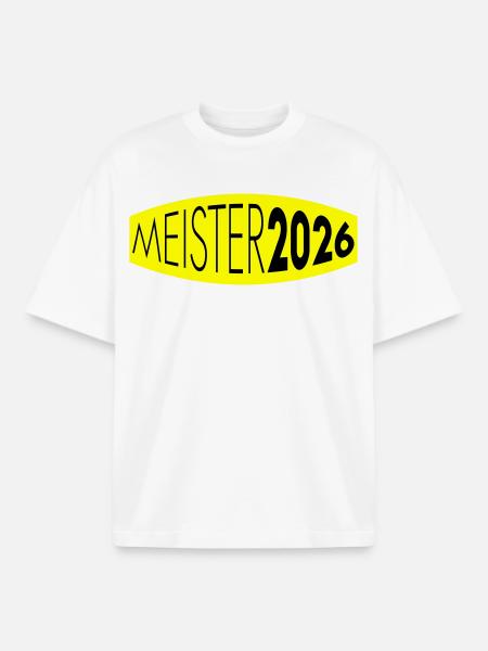Champion 2026 Championship - Boxy Heavyweight Unisex Organic T-Shirt by Stanley/Stella - white