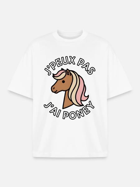 Einhorn-Pastell-Antriebskopf - Boxy Heavyweight Unisex Organic T-Shirt von Stanley/Stella - Weiß