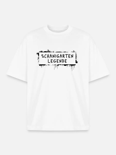 Schanigarten legend – Viennese dialect cult - Boxy Heavyweight Unisex Organic T-Shirt by Stanley/Stella - white