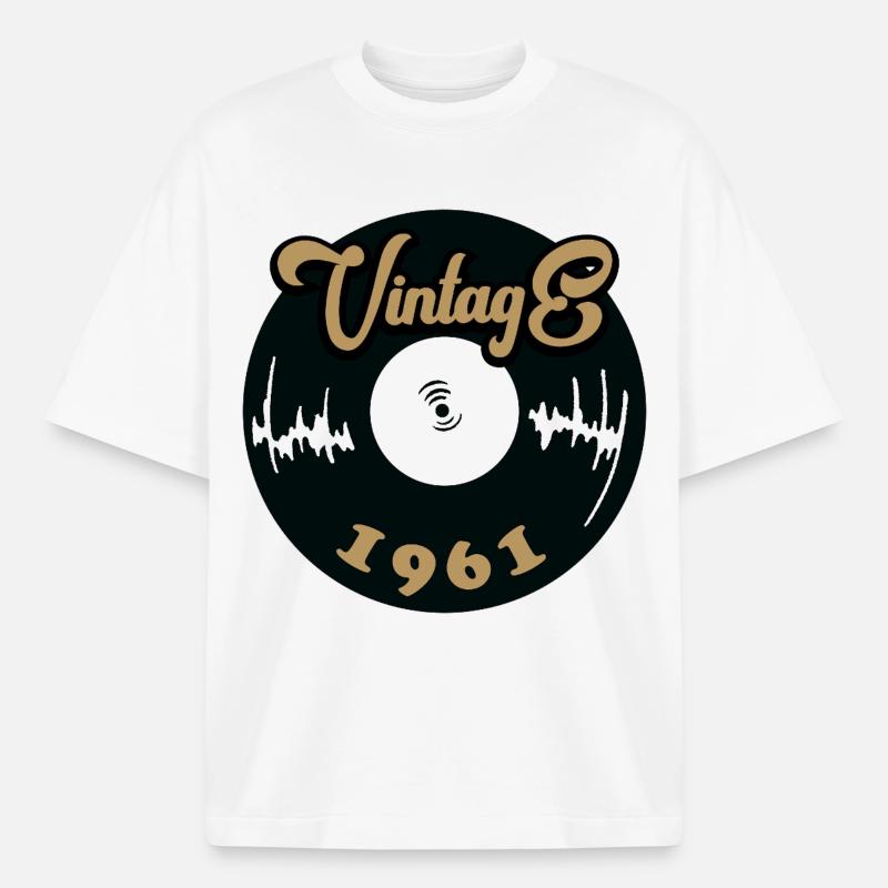 Cube 1961 - T-shirt unisexe épais coupe boxy Stanley/Stella - blanc