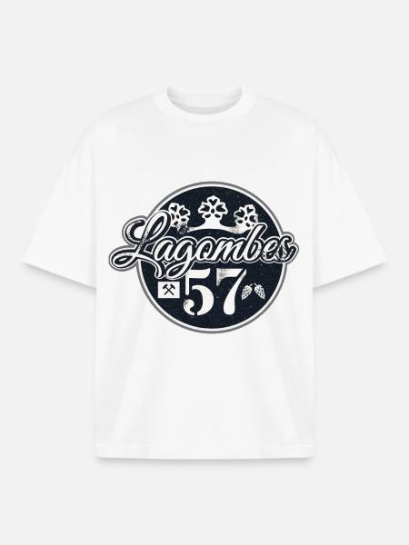 Sejerlänner Lagombes Allrounder Siegerländer Platt - Boxy Heavyweight Unisex Organic T-Shirt by Stanley/Stella - white