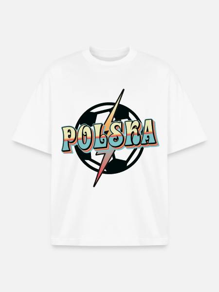 Deutschland Fussball Retro - Boxy Heavyweight Unisex Organic T-Shirt von Stanley/Stella - Weiß