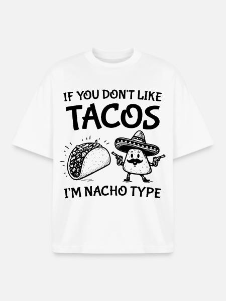 Nacho-Typ Cinco-Hemd - Boxy Heavyweight Unisex Organic T-Shirt von Stanley/Stella - Weiß