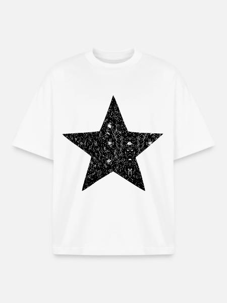 Glimmernder Stern aus Funkelstaub - Boxy Heavyweight Unisex Organic T-Shirt von Stanley/Stella - Weiß