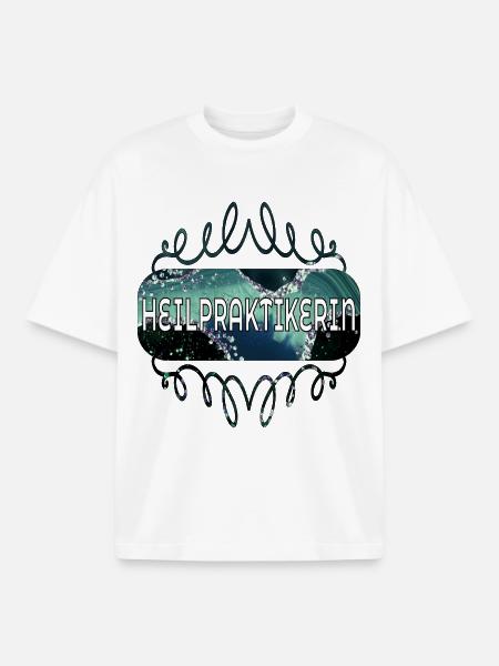 Heilpraktikerin - Boxy Heavyweight Unisex Organic T-Shirt von Stanley/Stella - Weiß