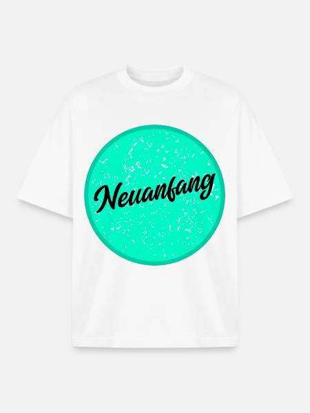 Fresh start - Boxy Heavyweight Unisex Organic T-Shirt by Stanley/Stella - white