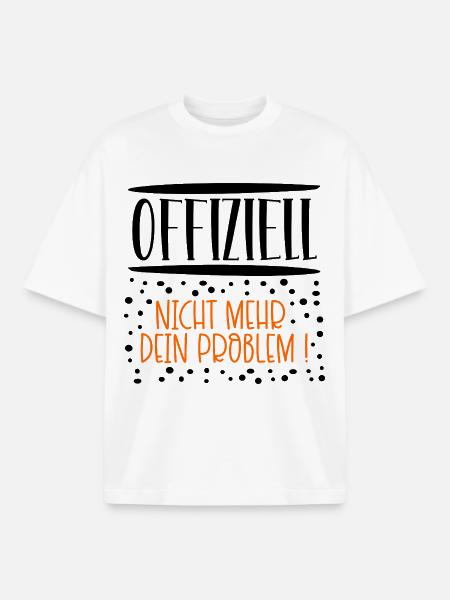 Verantwortung Freiheit - Boxy Heavyweight Unisex Organic T-Shirt von Stanley/Stella - Weiß