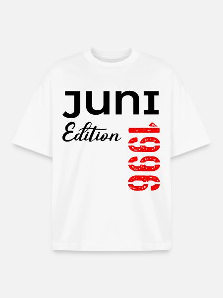 June 1996 - 30th birthday - Boxy Heavyweight Unisex Organic T-Shirt by Stanley/Stella - white