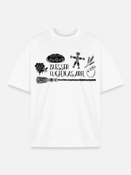 Lughnasadh Lughnasa Lammas Fest - Boxy Heavyweight Unisex Organic T-Shirt von Stanley/Stella - Weiß