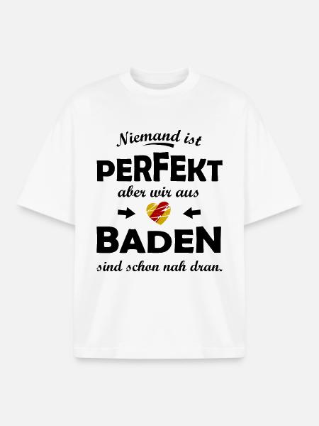 Herz der Verbindung Baden - Boxy Heavyweight Unisex Organic T-Shirt von Stanley/Stella - Weiß