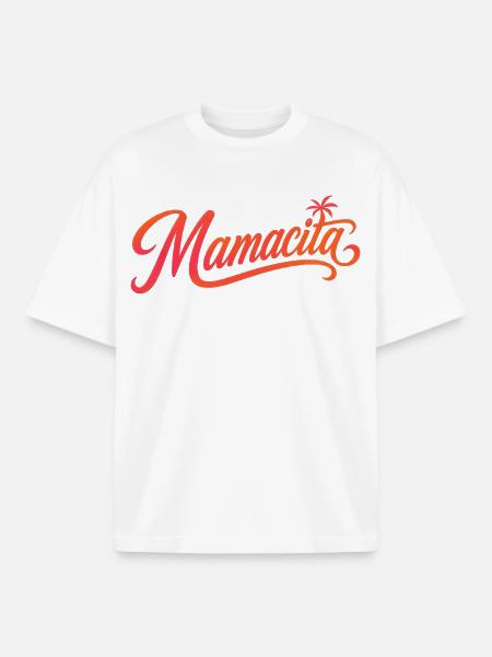 Mamacita - T-shirt unisexe boxy épais biologique Stanley/Stella - blanc