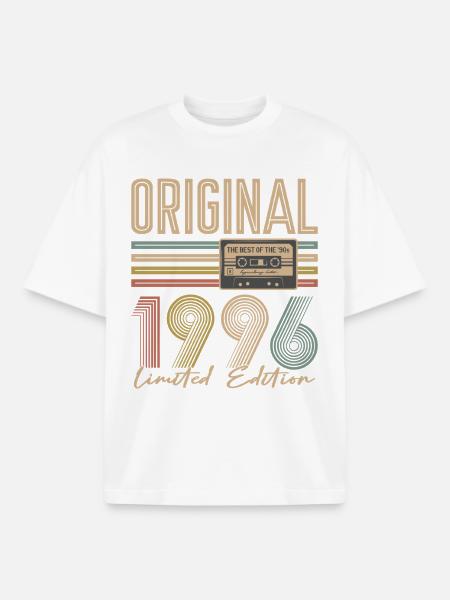 30e anniversaire, 30 ans - T-shirt unisexe boxy épais biologique Stanley/Stella - blanc