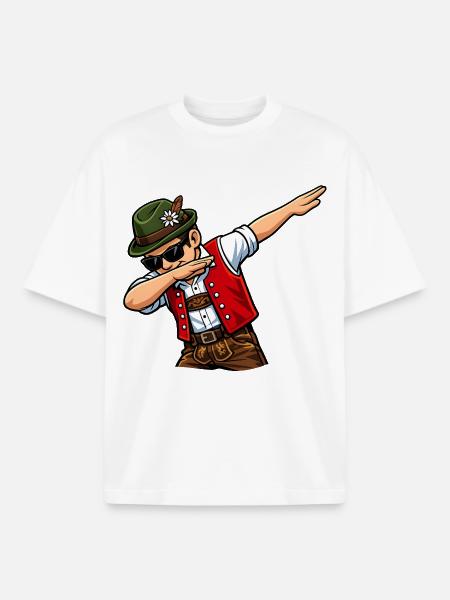 Dabbing Austrians - Boxy Heavyweight Unisex Organic T-Shirt by Stanley/Stella - white