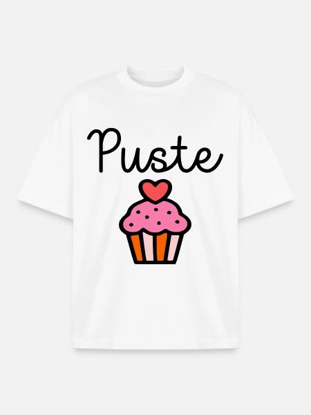 Puff Cake - Puff Cake - Boxy Heavyweight Unisex Organic T-Shirt by Stanley/Stella - white