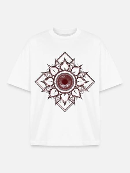 Verdant Oracle (Red) - Boxy Heavyweight Unisex Organic T-Shirt von Stanley/Stella - Weiß