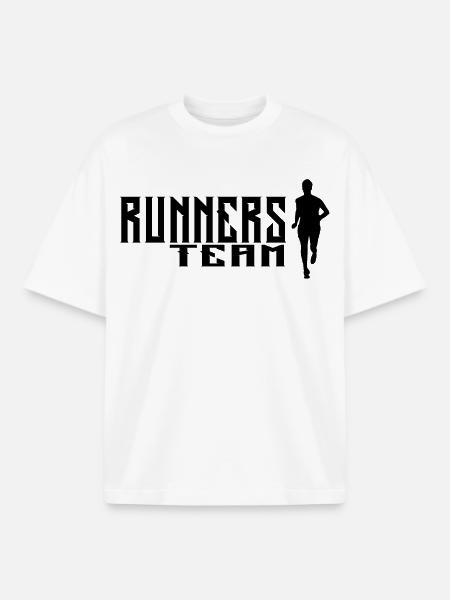 Läufermannschaft - Boxy Heavyweight Unisex Organic T-Shirt von Stanley/Stella - Weiß