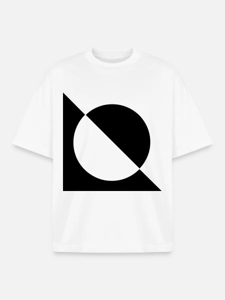 Black and white - Boxy Heavyweight Unisex Organic T-Shirt by Stanley/Stella - white