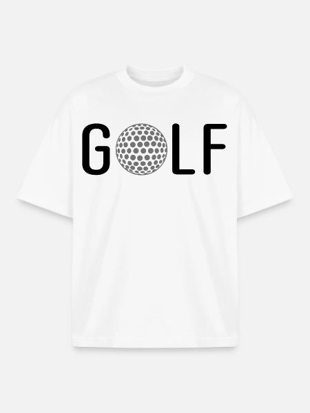 golf - Boxy Heavyweight Unisex Organic T-Shirt by Stanley/Stella - white