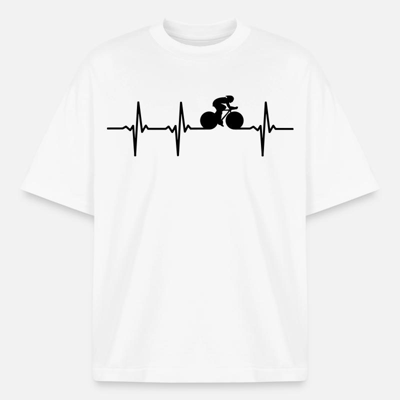 Impulsion de course - T-shirt unisexe épais coupe boxy Stanley/Stella - blanc
