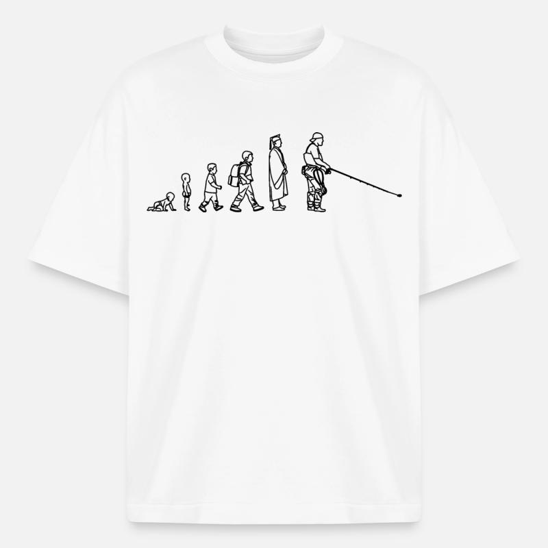 Fischer Evolution - Boxy Heavyweight Unisex Organic T-Shirt von Stanley/Stella - Weiß