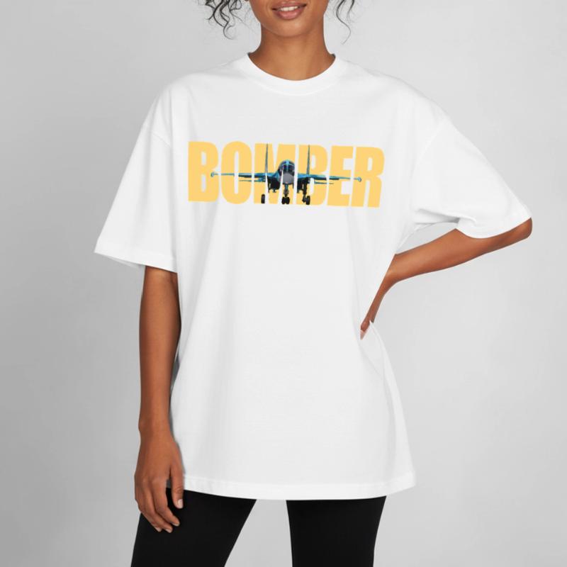 Bomber Su-34 Heavyweight Boxy Unisex T-Shirt by Stanley/Stella