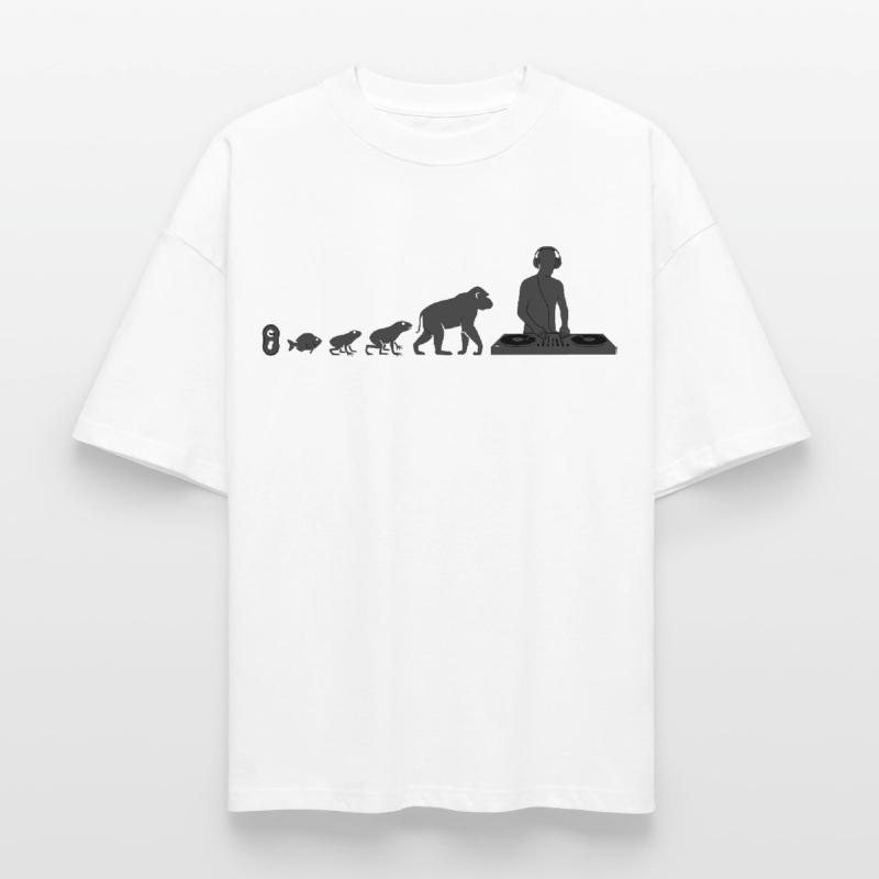 Evolution to DJ Boxy Heavyweight Unisex Organic T-Shirt by Stanley/Stella
