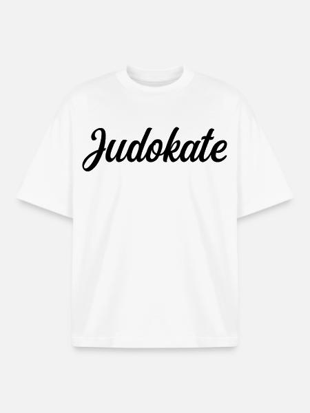 Judokate - T-shirt unisexe boxy épais biologique Stanley/Stella - blanc