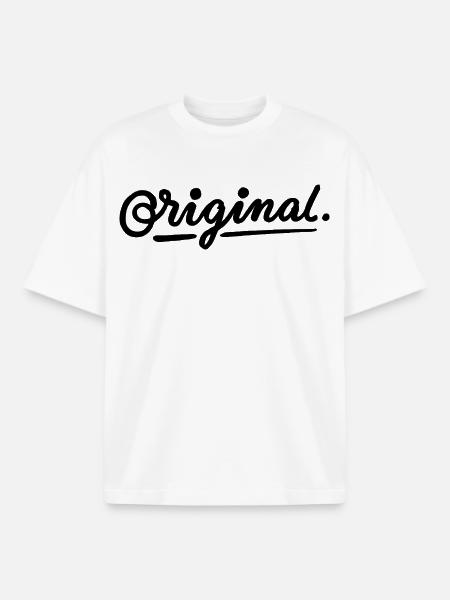 original - T-shirt unisexe boxy épais biologique Stanley/Stella - blanc