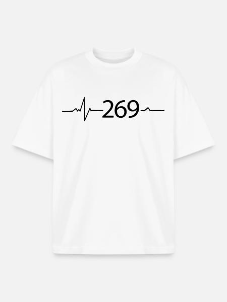 269 - RESPECT LIFE - Boxy Heavyweight Unisex Organic T-Shirt von Stanley/Stella - Weiß