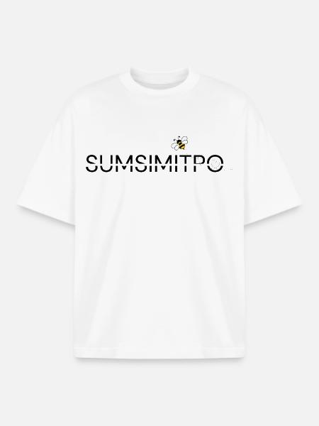 SUMSIMITPO - Boxy Heavyweight Unisex Organic T-Shirt von Stanley/Stella - Weiß