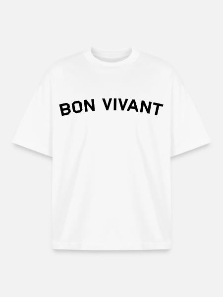 Bon vivant - T-shirt unisexe boxy épais biologique Stanley/Stella - blanc