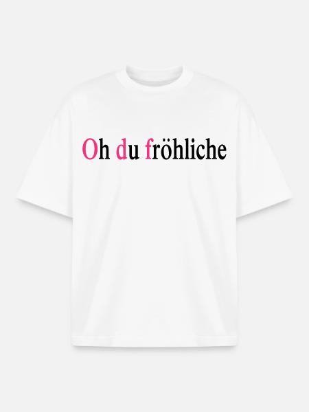 Jour de Noël - T-shirt unisexe boxy épais biologique Stanley/Stella - blanc