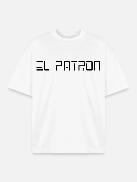 El Patron – The Chef Look - Boxy Heavyweight Unisex Organic T-Shirt by Stanley/Stella - white