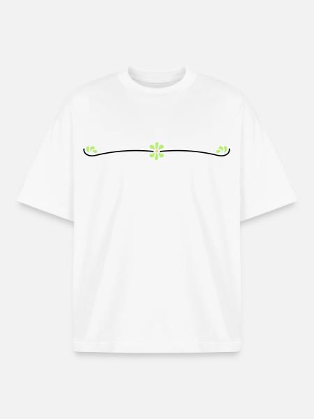 Blumenranke - Boxy Heavyweight Unisex Organic T-Shirt by Stanley/Stella - white