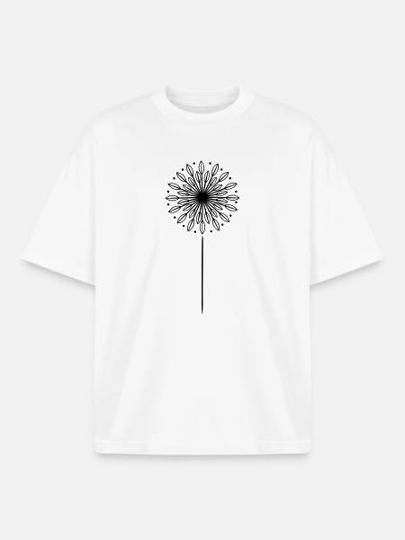 Dandelion Dandelion - Boxy Heavyweight Unisex Organic T-Shirt by Stanley/Stella - white