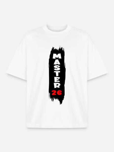 Master 2026 - T-shirt unisexe boxy épais biologique Stanley/Stella - blanc