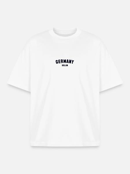 SELLIN Germany - Boxy Heavyweight Unisex Organic T-Shirt von Stanley/Stella - Weiß