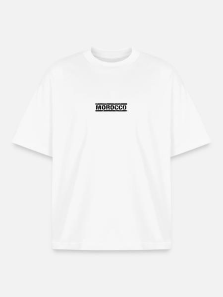 Morocco - Boxy Heavyweight Unisex Organic T-Shirt by Stanley/Stella - white