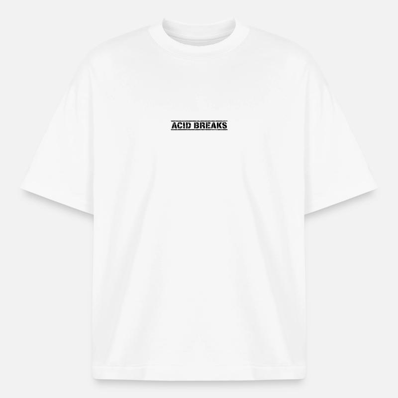 Ruptures acides - T-shirt unisexe boxy épais biologique Stanley/Stella - blanc