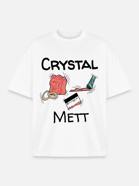 Mett - Crystal Mett - Boxy Heavyweight Unisex Organic T-Shirt von Stanley/Stella - Weiß