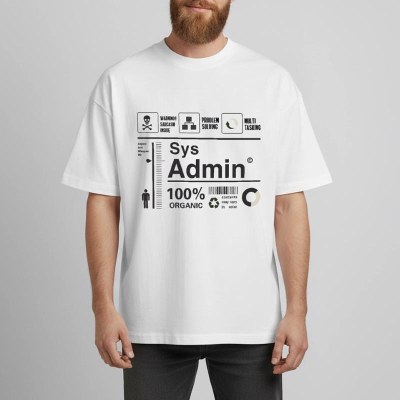 sys admin Computer Nerd pc Kit programmer Humor lo Heavyweight Unisex Boxy T-Shirt von stanley/stella	