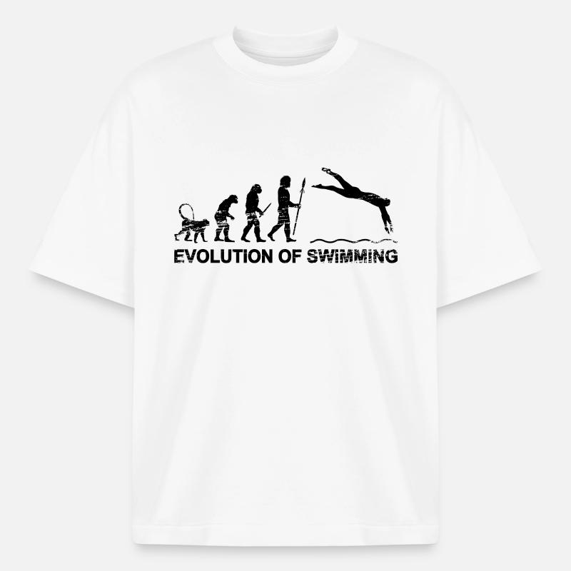 Float Evolution - Heavyweight Boxy Unisex T-Shirt by Stanley/Stella - white