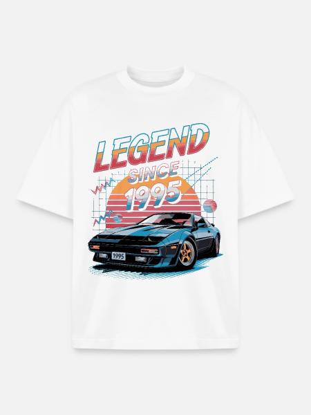 Legend Since 1995 Birthday Edition - Boxy Heavyweight Unisex Organic T-Shirt by Stanley/Stella - white