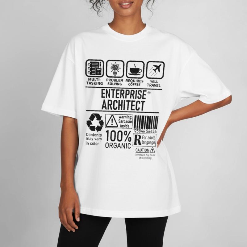 Enterprise Architect multi tasking problem solving Heavyweight Unisex Boxy T-Shirt von stanley/stella	