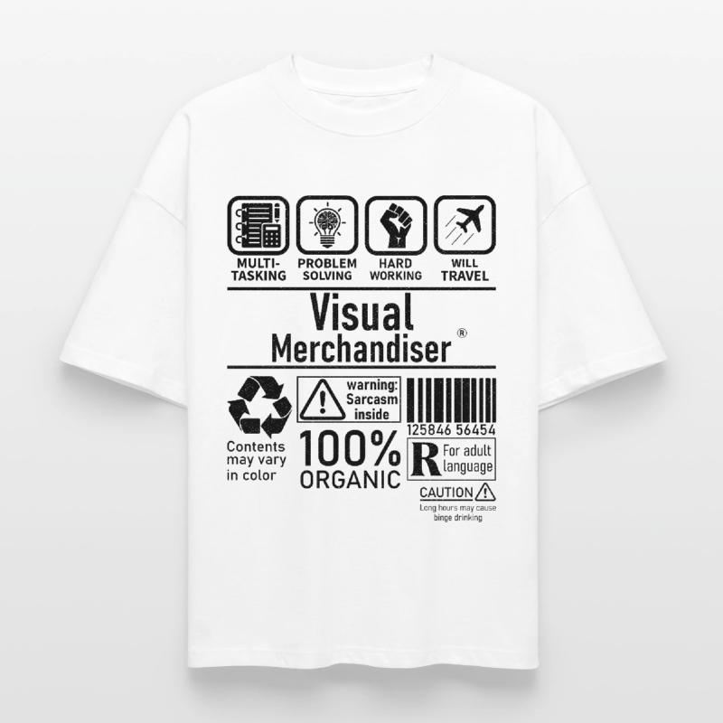 Visual Merchandiser multi tasking problem solving Heavyweight Boxy Unisex T-Shirt by Stanley/Stella