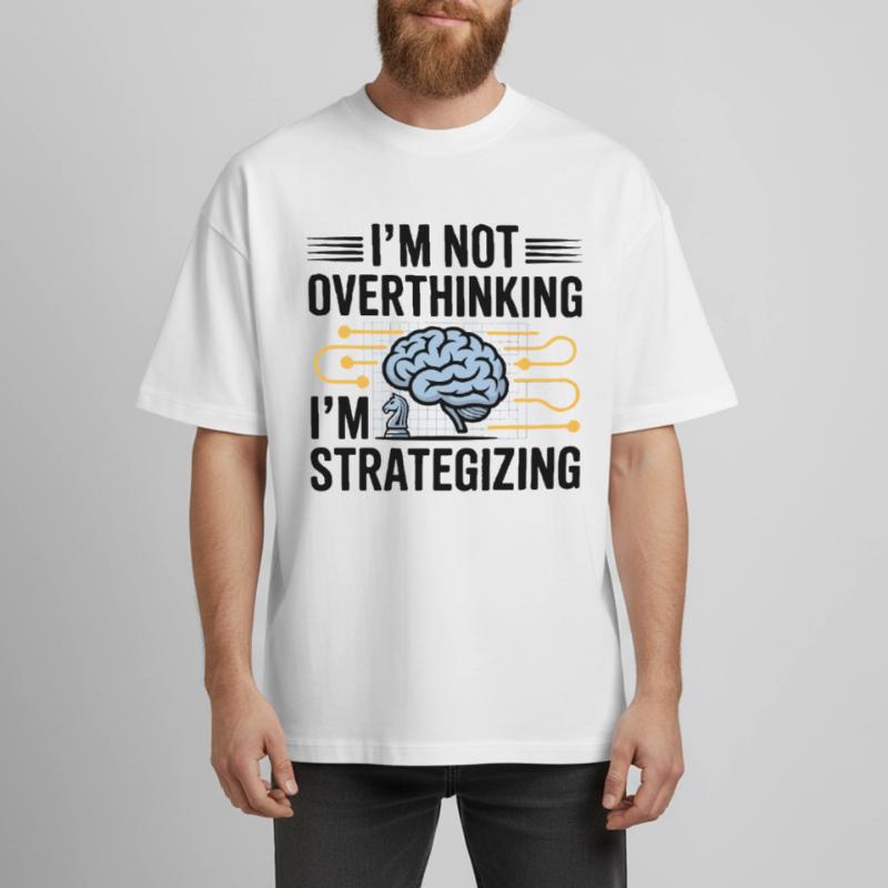 I'm not a brooder, I'm strategy Boxy Heavyweight Unisex Organic T-Shirt by Stanley/Stella