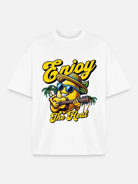Lemonade Lemonade Lemons Citrus Gift - Boxy Heavyweight Unisex Organic T-Shirt by Stanley/Stella - white