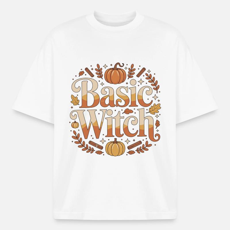 Witchcraft Basic Witch Enchanted Tarot Reading - Heavyweight Unisex Boxy T-Shirt von stanley/stella	 - Weiß