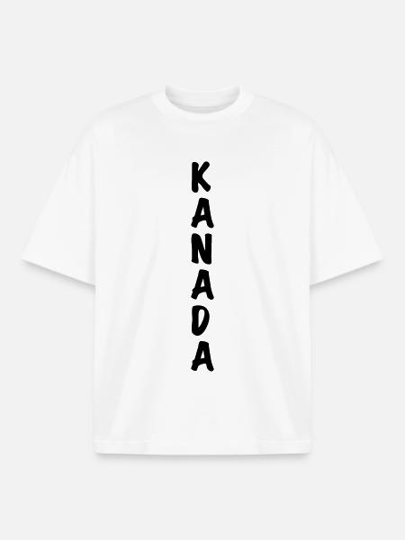 Kanada - Boxy Heavyweight Unisex Organic T-Shirt von Stanley/Stella - Weiß