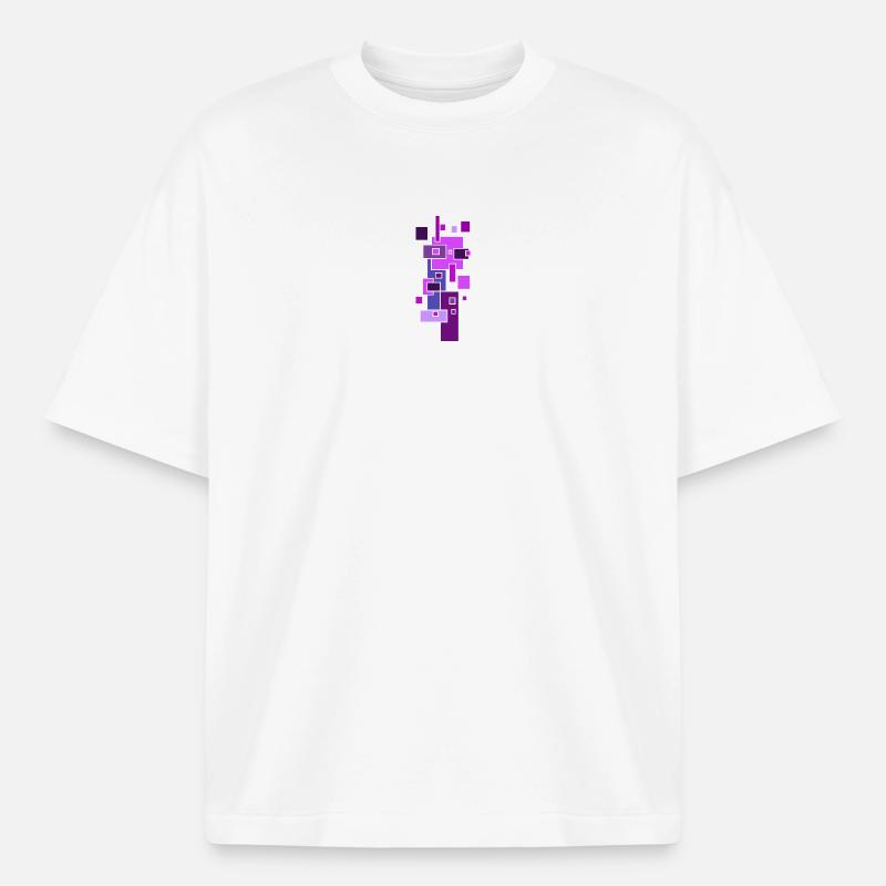 Blocs de construction Architecture Modèle - T-shirt unisexe épais coupe boxy Stanley/Stella - blanc